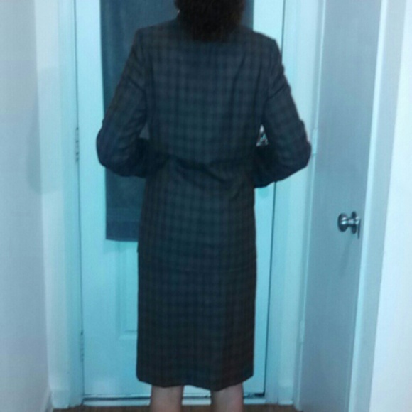 Ladies checkered 2piece suit made in italy - Picture 3 of 4