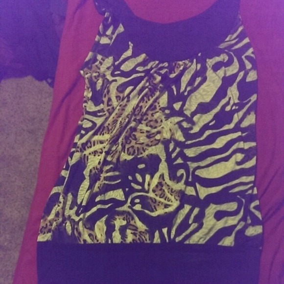 Animal print beautiful blouse tabk - Picture 2 of 2