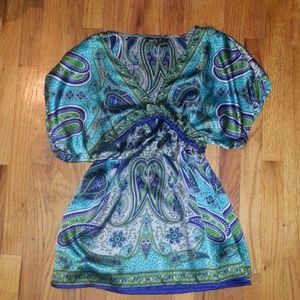 Sold in bundle Turquoise and blue blouse