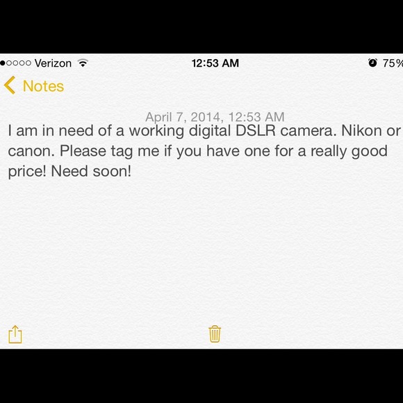 ISO digital DSLR camera