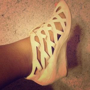 Caged:tied up wedges