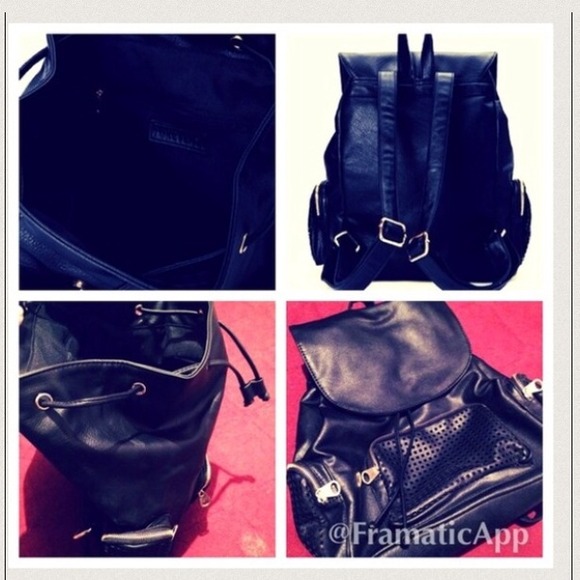 ❌TRADED❌NWT FOREVER 21 BACKPACK❤️💜💙💚 - Picture 2 of 3