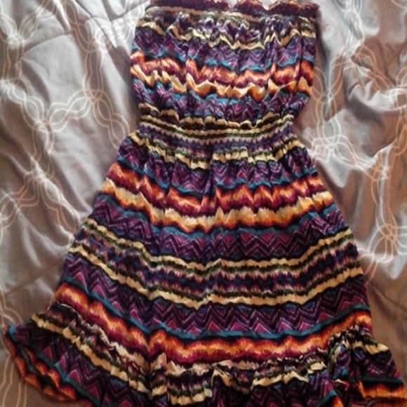 Medium Strapless Mini Dress - Picture 1 of 1