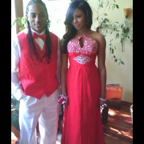 Beautiful Red Prom Gown