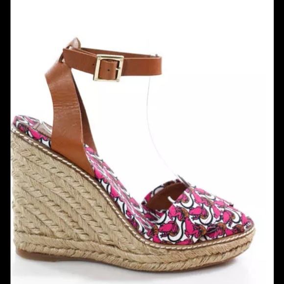 ❤️HOST PICK ✅NEW Tory Burch Lily Pad Wedges