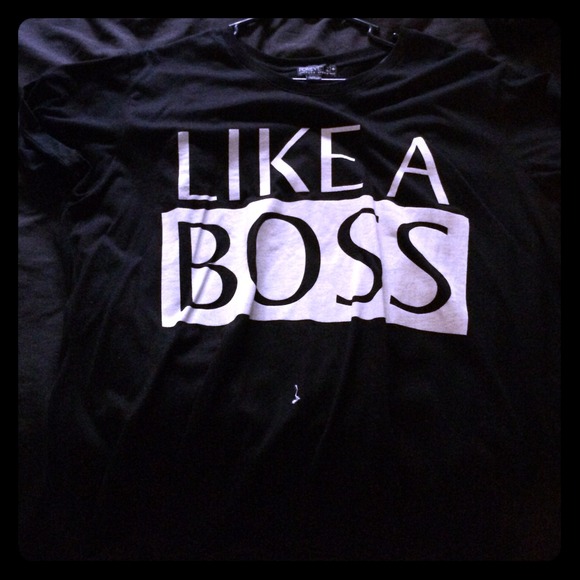 Like a Boss tee size 1x