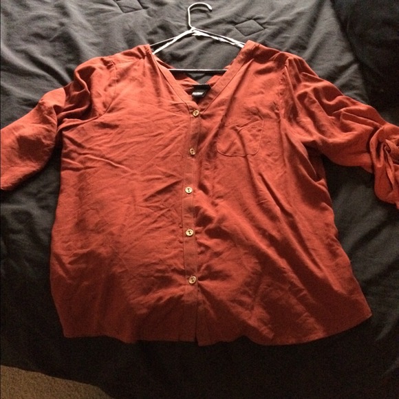 Cute orange plus size top ❤️❤️