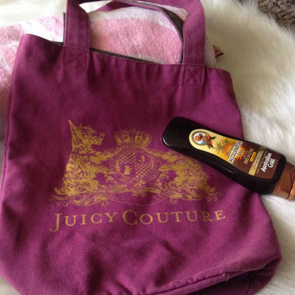 Canvas tote bag JUICY COUTURE SOLD
