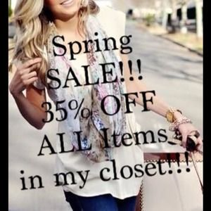 🌸🌺SPRING SALE!!!🌹🌺