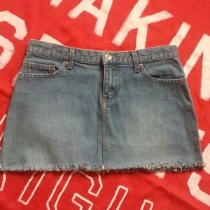 Bebe vintage ripped skirt