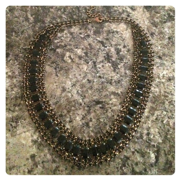 Black and gold necklace
