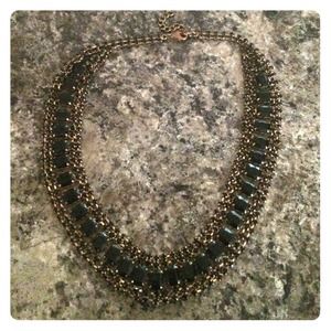 Black and gold necklace