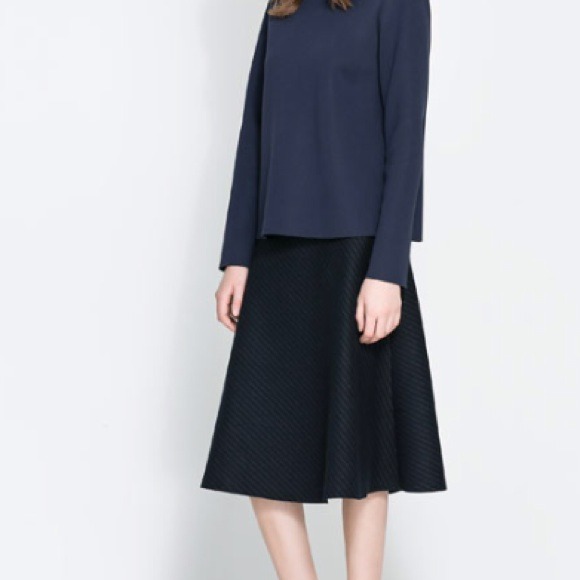 Zara pinstripe skirt