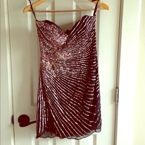 Sequence Black Strapless Dress