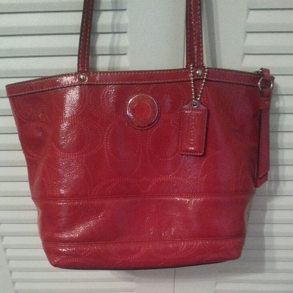 Bundled red Coach and black Coach