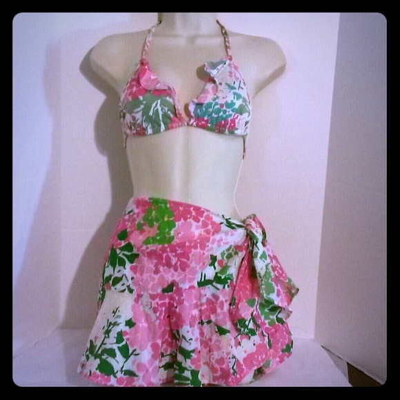 Lauren by Ralph Lauren 3 piece swim set