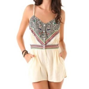 Mara Hoffman embroidered romper
