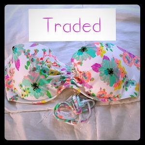 *Traded* Victoria's Secret Push-up Bandeau Top