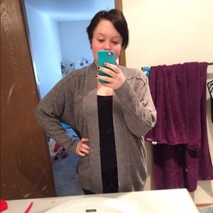 Grey cardigan