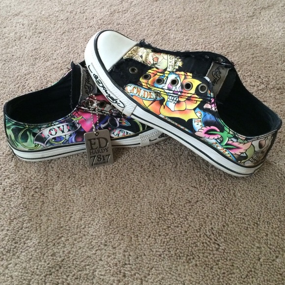 AUTHENTIC Ed Hardy shoes