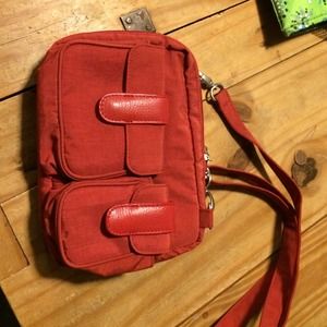 Small red purse/crossbody purse