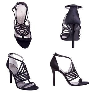 Guess black rhinestone stilettos
