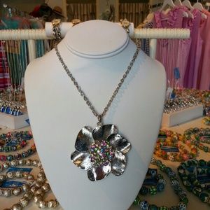 Crystal Flower Necklace