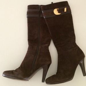 Brown Suede Cole Haan Boots