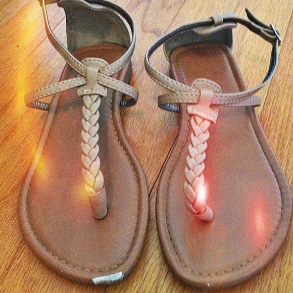 Tan sandals