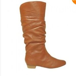 Steve Madden Tan Candance Leather Boots