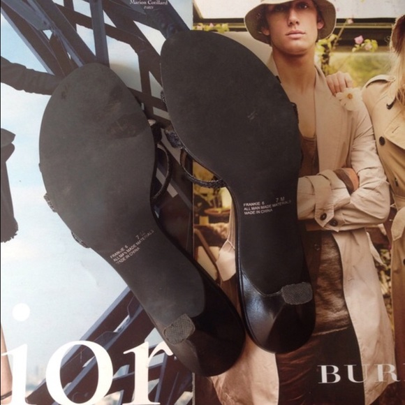 glittery slip on heels - Picture 4 of 4