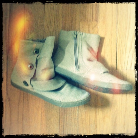 Tan booties