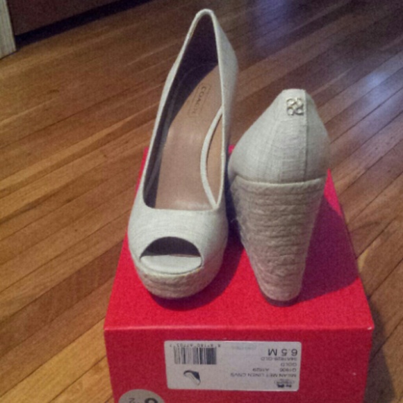 SOLD Coach wedges