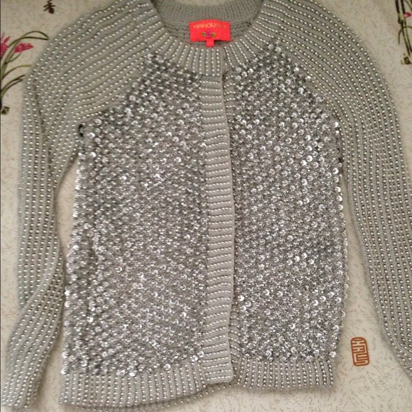 #Manoush# bling bling sweater! Color: Grey! - Picture 1 of 2