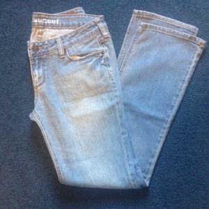 Sunset Straight legged denim