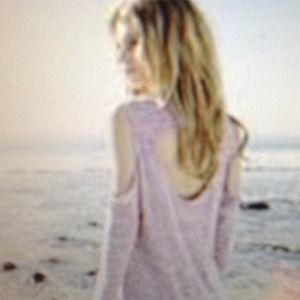 LnA Carmen cutout sweater