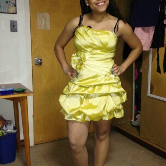 Greenish Yellowish Cocktail Dress Size 8/M