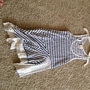 Lacey racer stripe tank