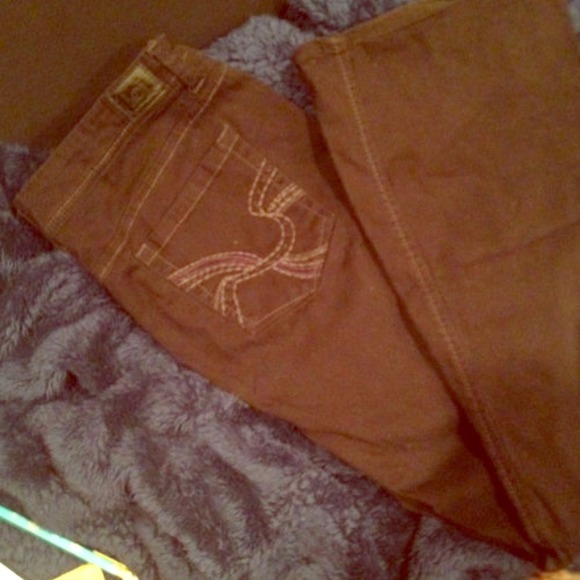 l.e.i. Dark brown pants