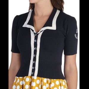 Modcloth wave reviews cardigan XL