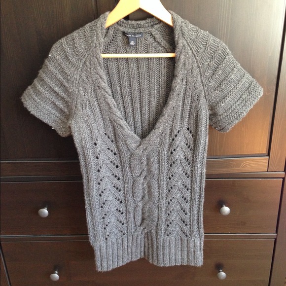 Deep V Banana wool tunic!
