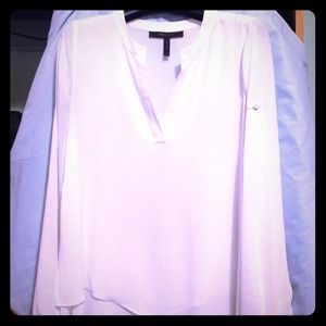 BCBG Max Azria Mazie white top