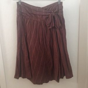 Brown skirt
