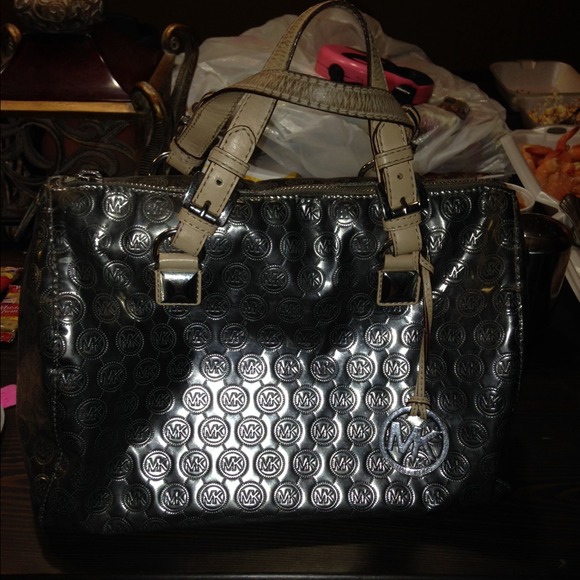 Silver Michael Kors.