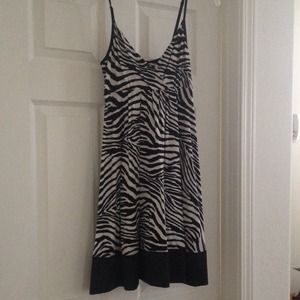 Zebra Print Dress