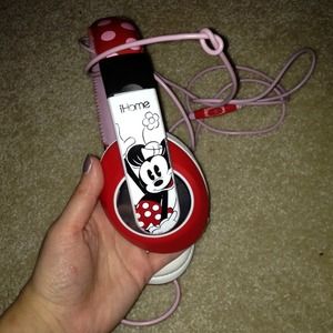 Minnie Mouse head phones
