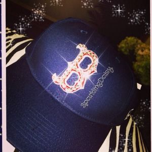 Blinged Out Boston Red Sox Hat