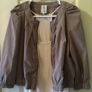 Adorable taupe jacket