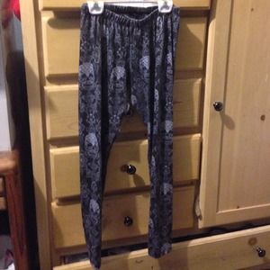 Skull design leggings