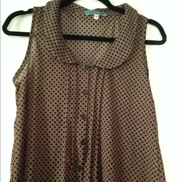 Collared Polka Dot Shirt Size Medium - Picture 1 of 3